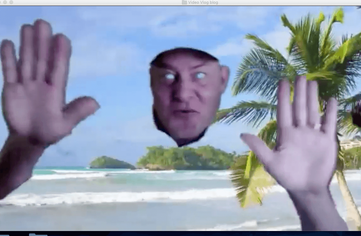 What do you wear when filming a green screen?